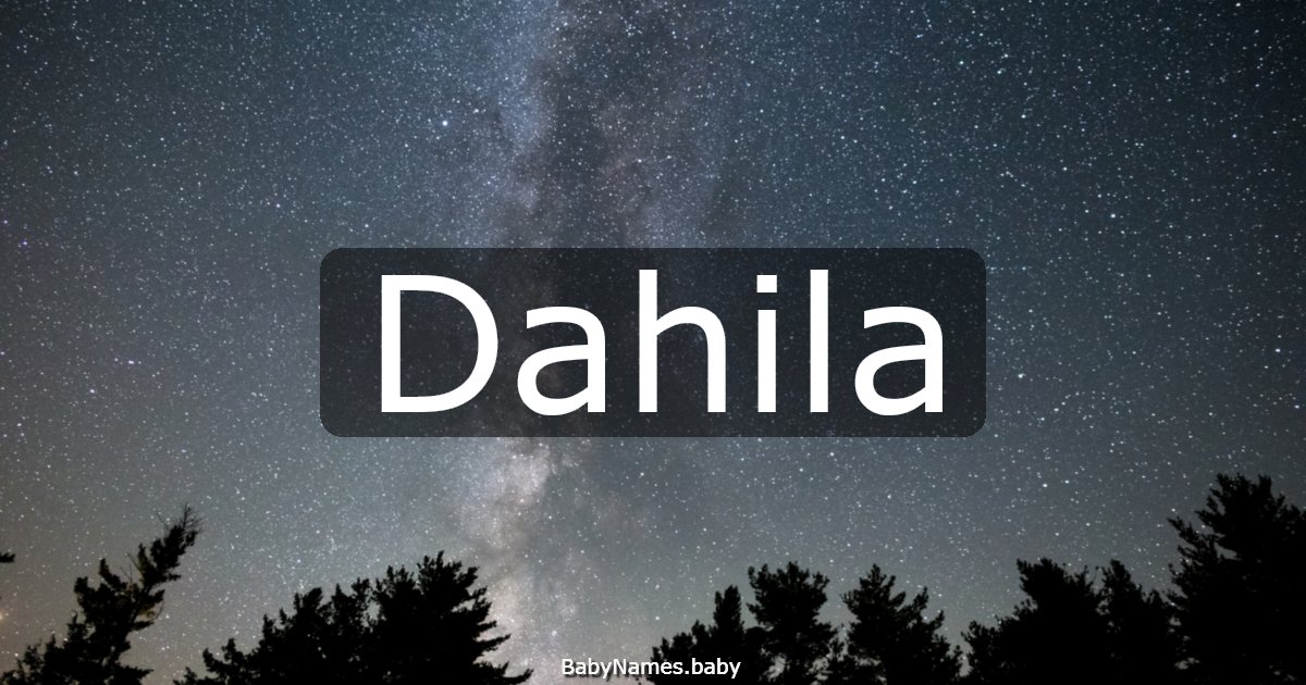 Dahila