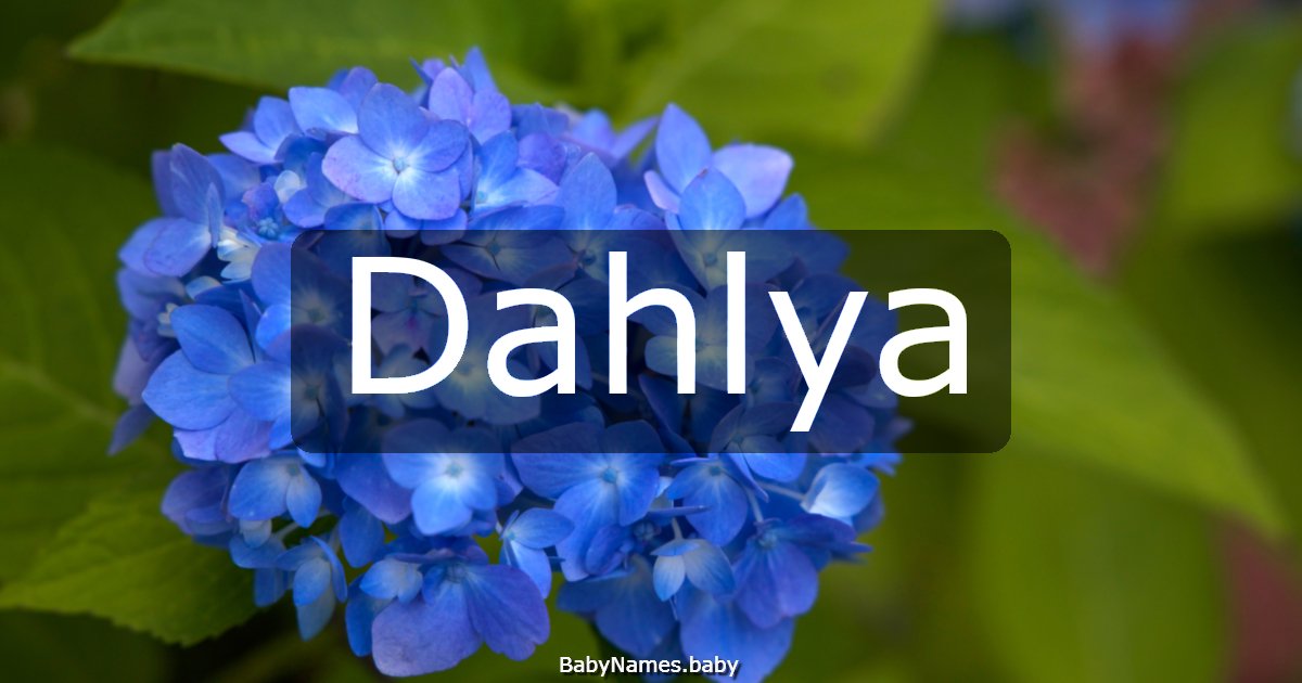 Dahlya