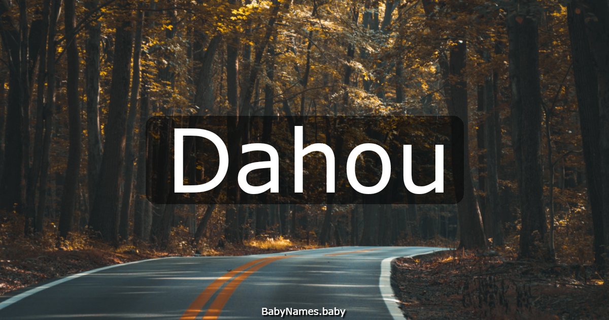 Dahou