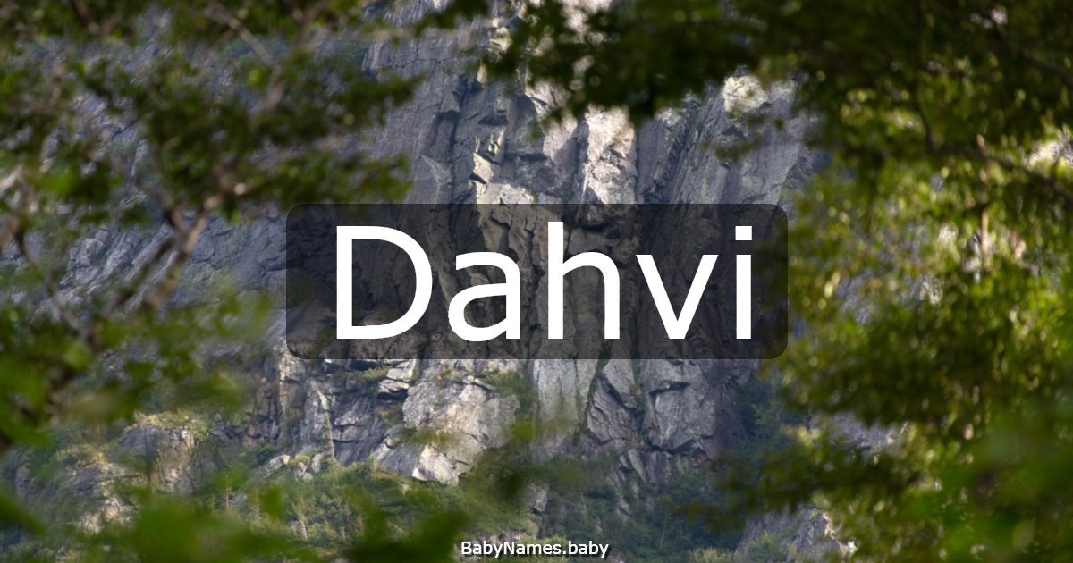 Dahvi