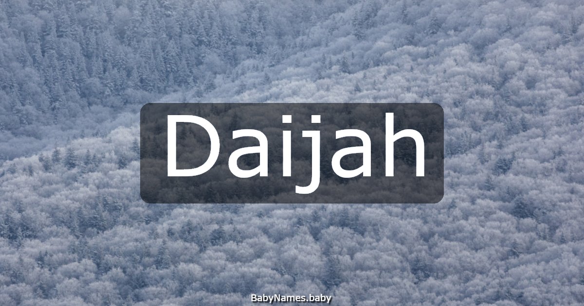 Daijah