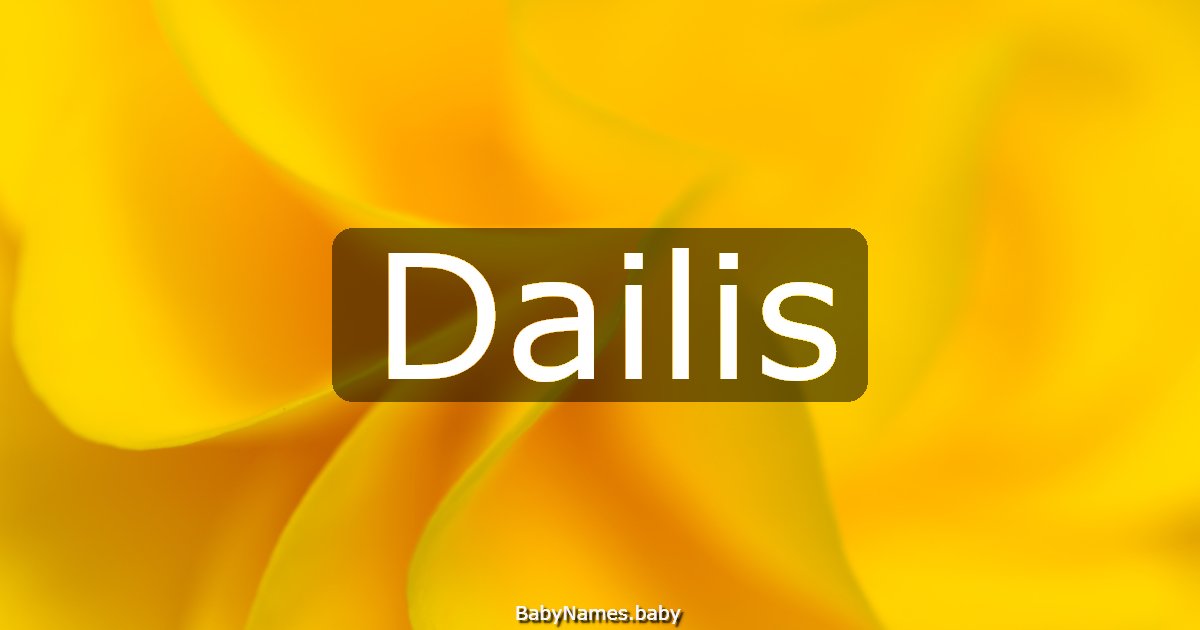 Dailis