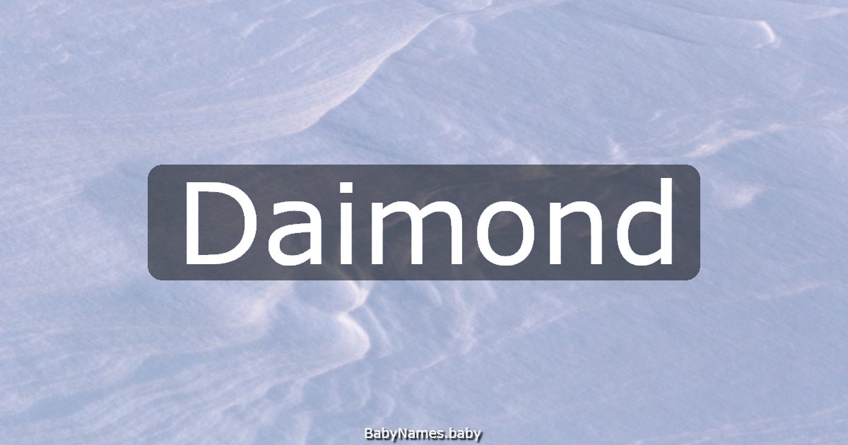 Daimond