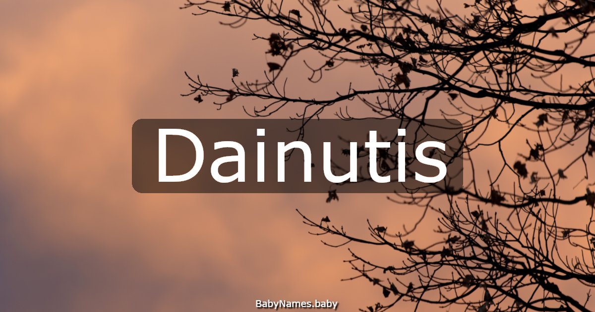 Dainutis