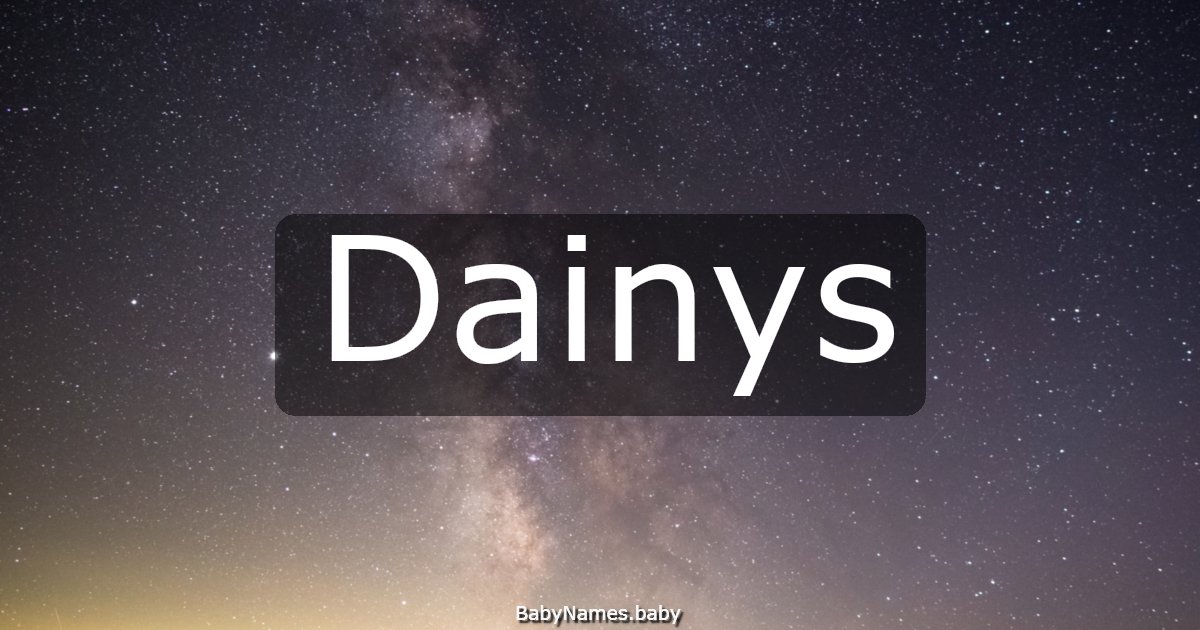 Dainys