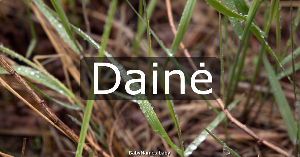 Dainė