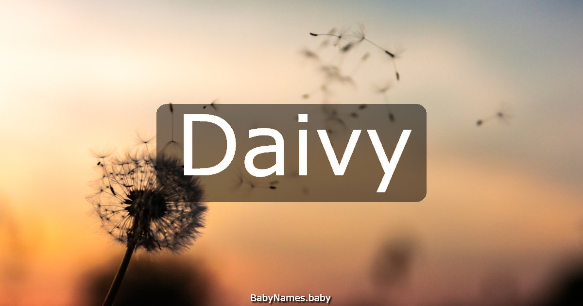 Daivy