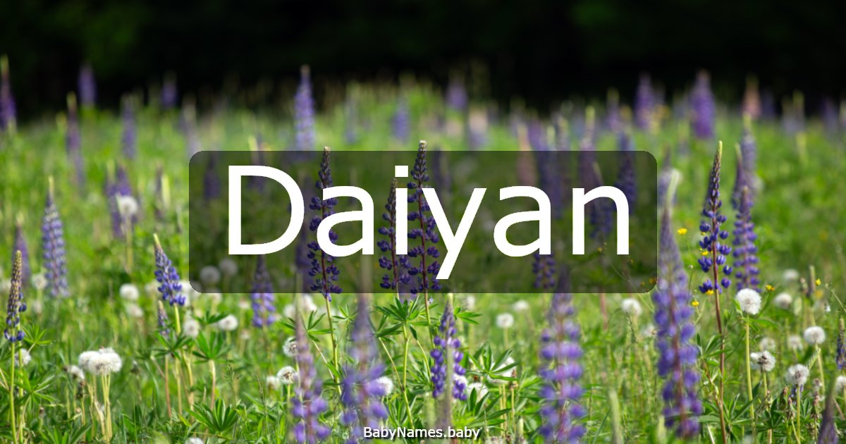 Daiyan