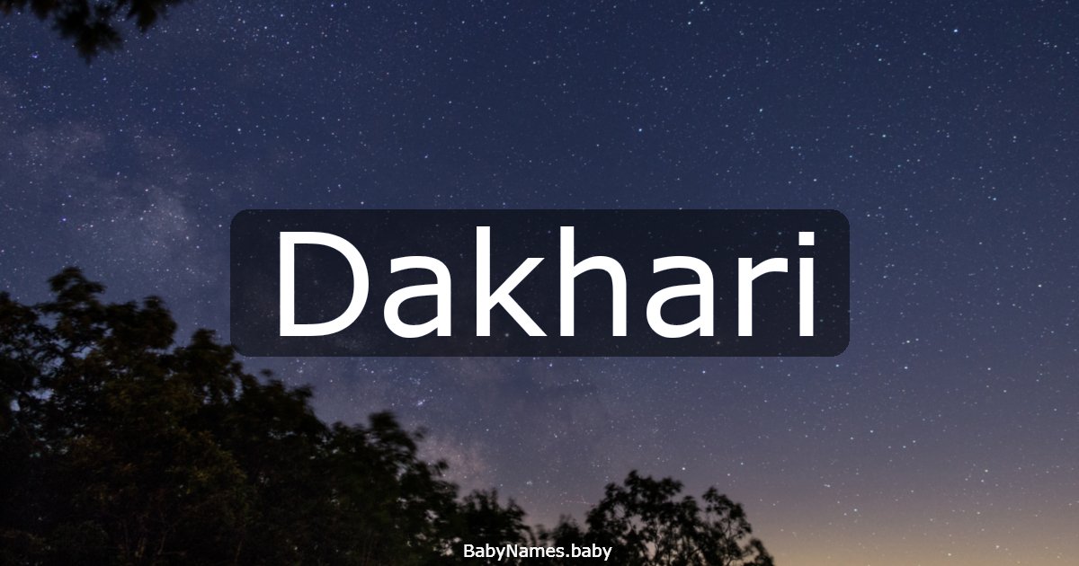 Dakhari