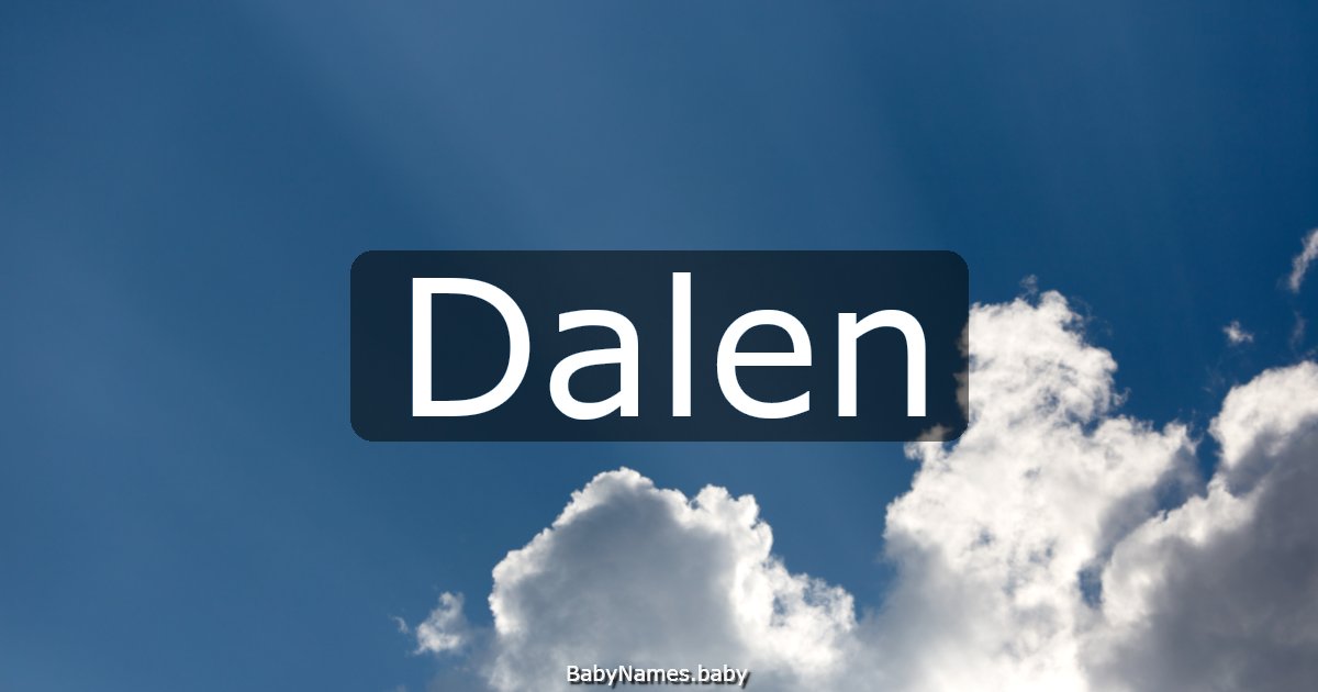 Dalen