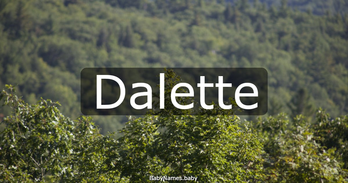 Dalette