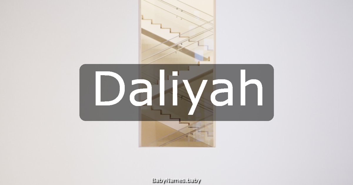 Daliyah
