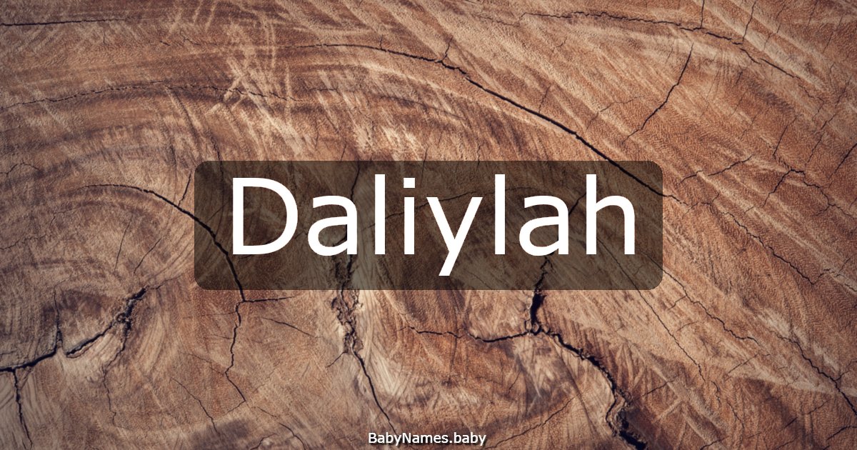 Daliylah