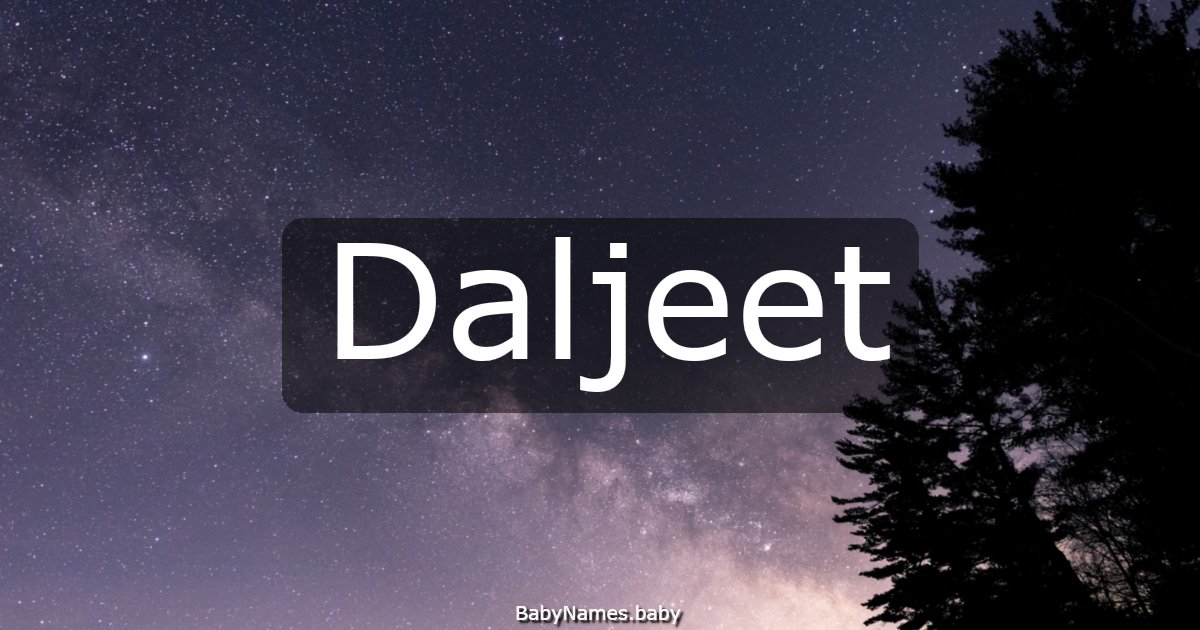 Daljeet