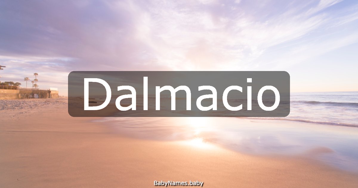 Dalmacio