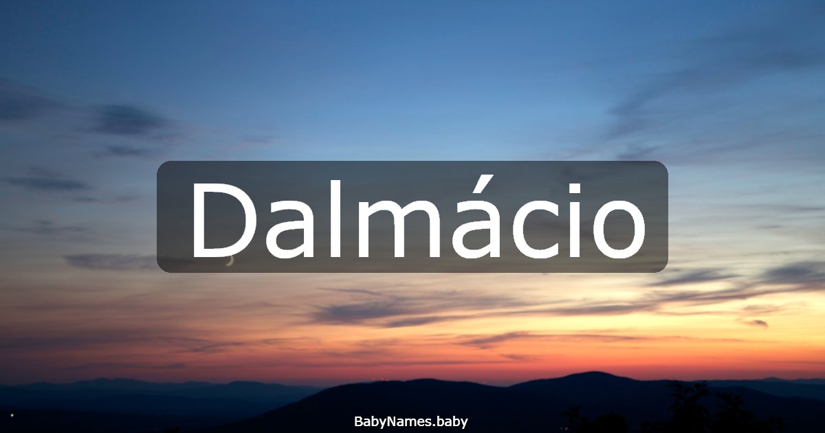 Dalmácio