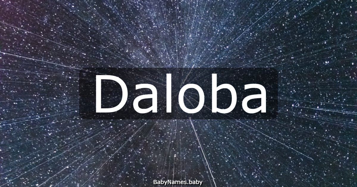 Daloba