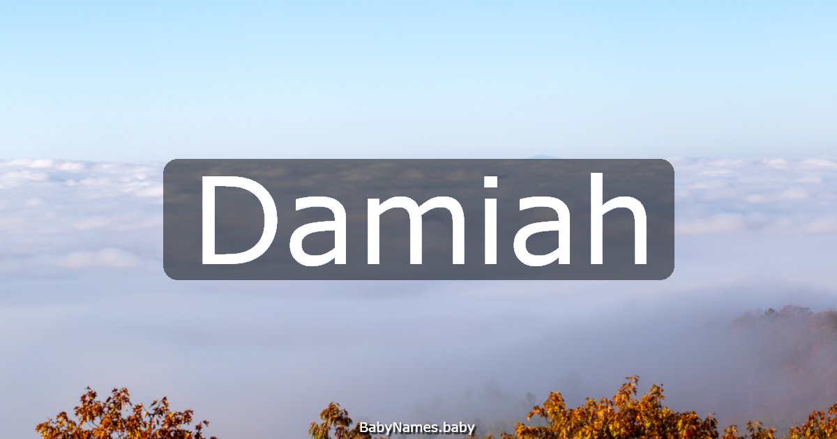 Damiah
