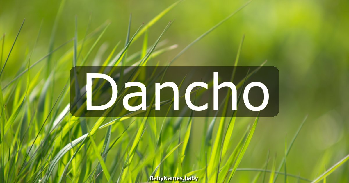 Dancho