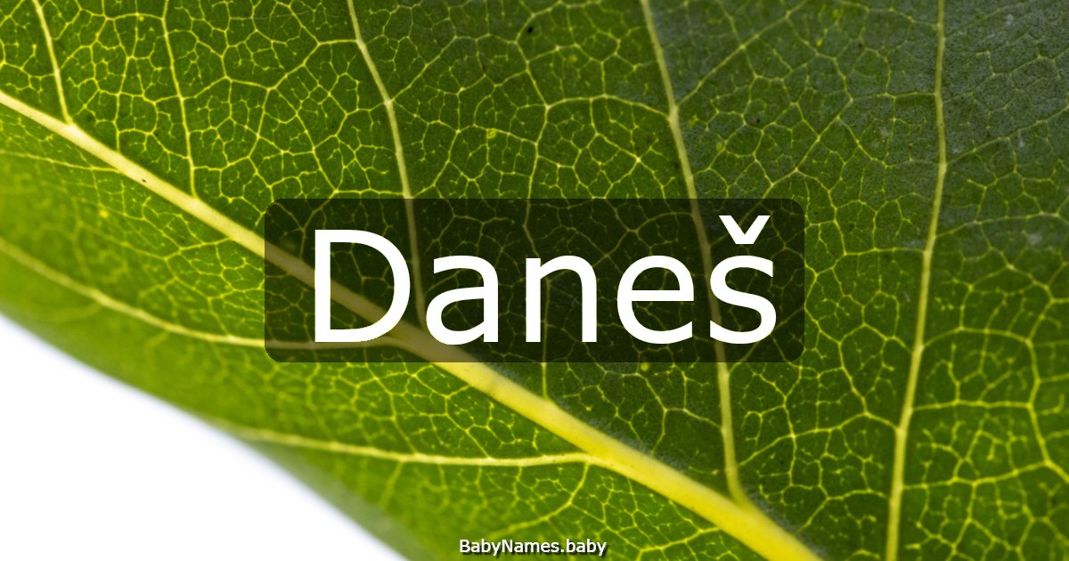 Daneš