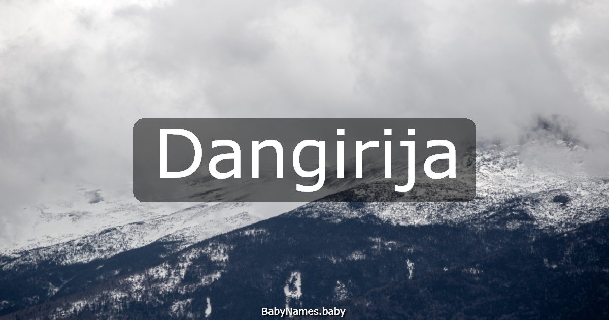 Dangirija