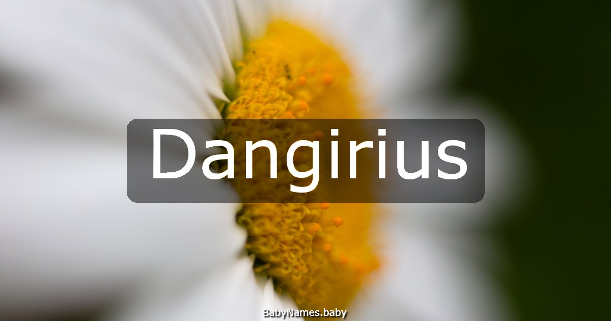Dangirius