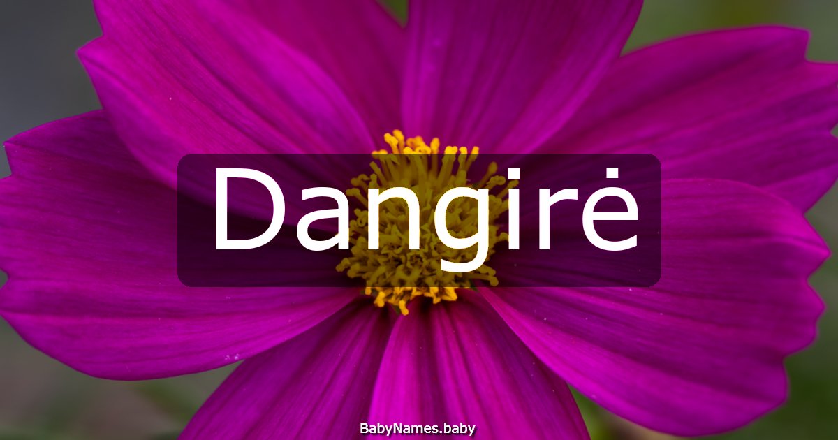 Dangirė