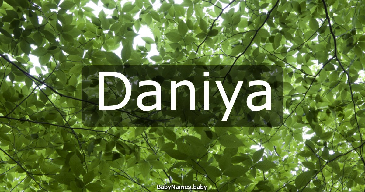 Daniya