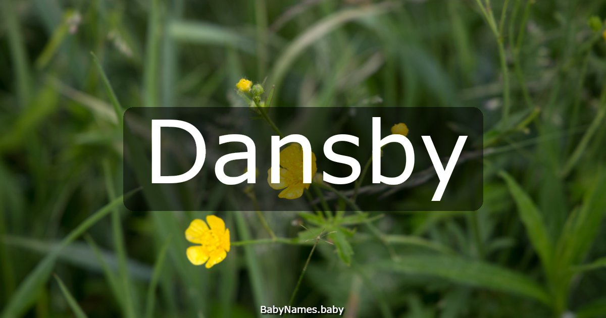Dansby