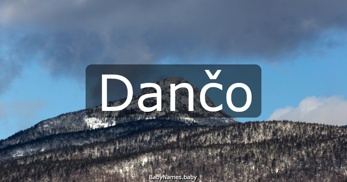Dančo