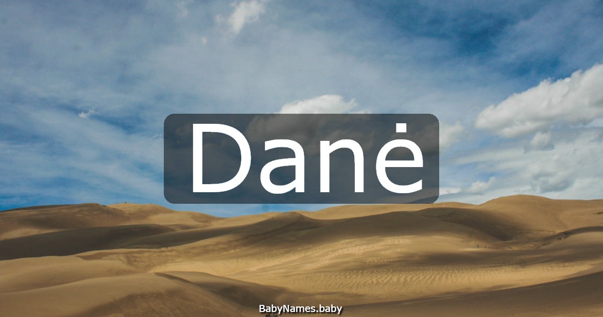Danė