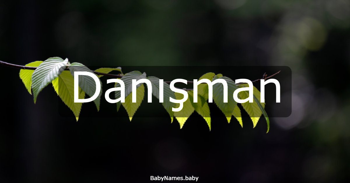 Danışman