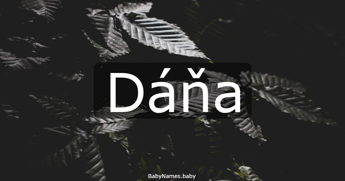 Dáňa