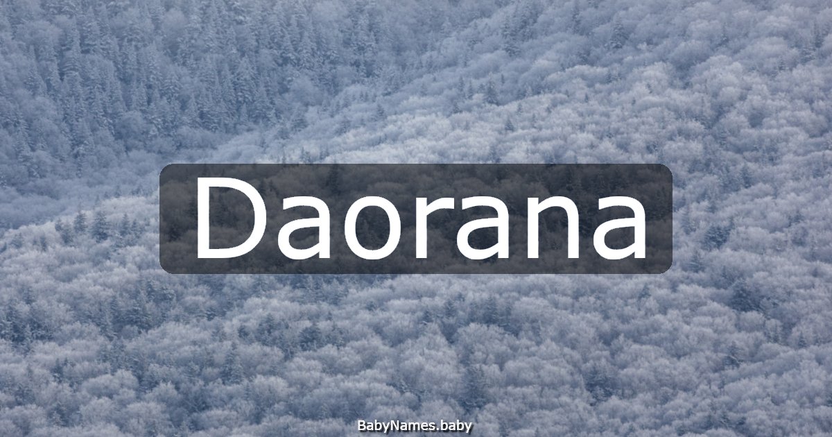 Daorana