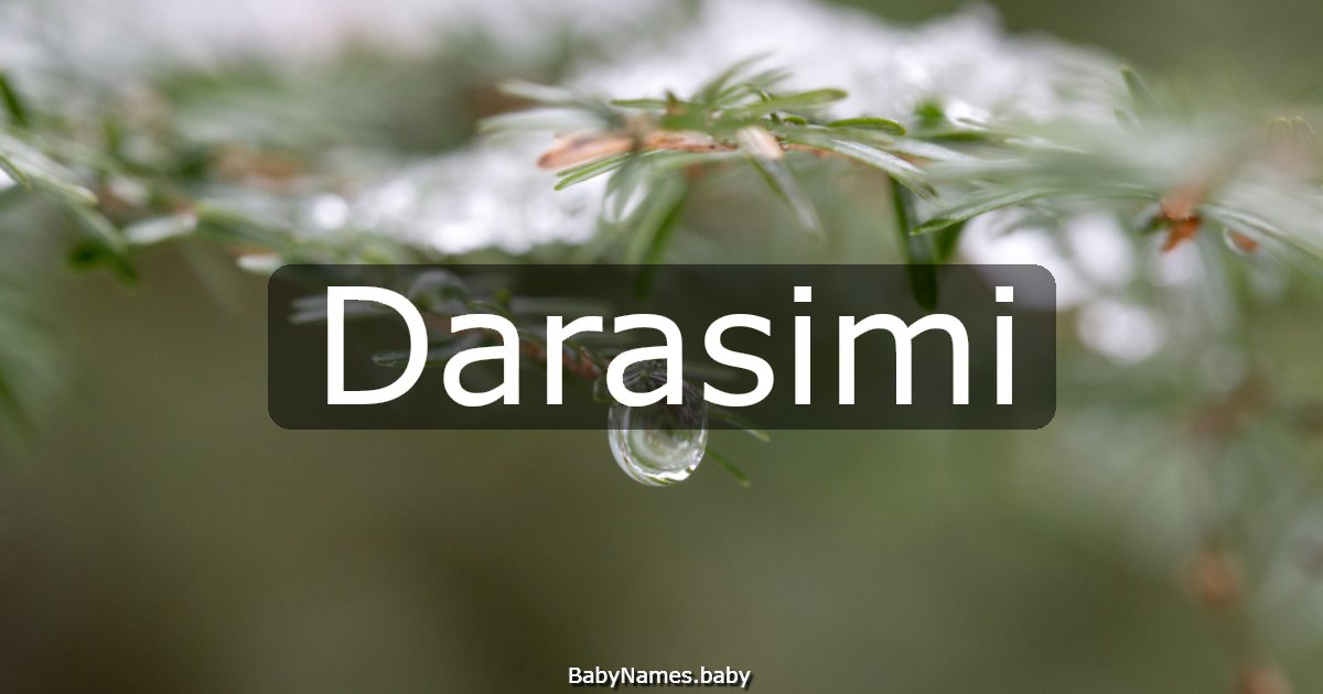 Darasimi