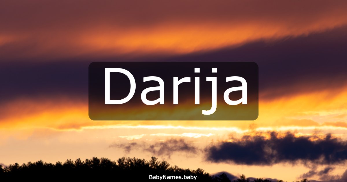 Darija