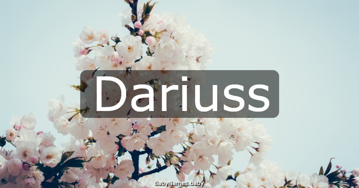 Dariuss
