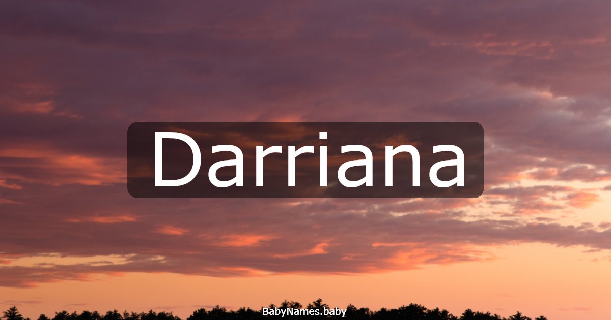 Darriana