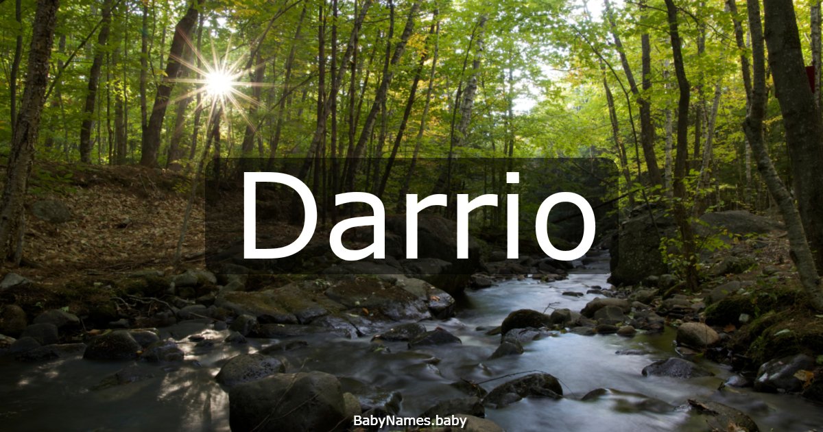 Darrio