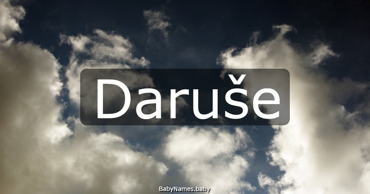 Daruše