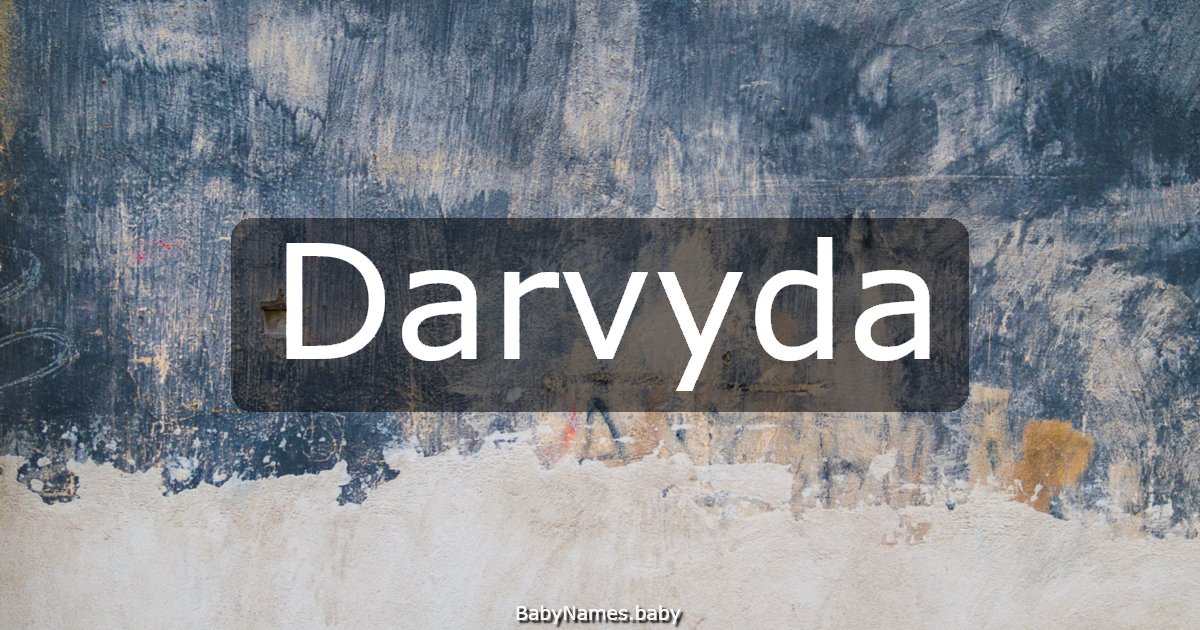 Darvyda
