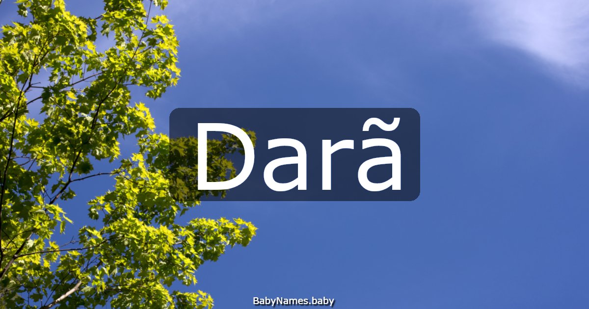 Darã