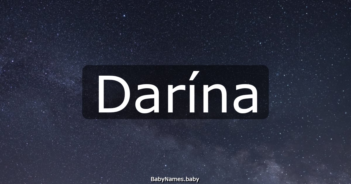 Darína