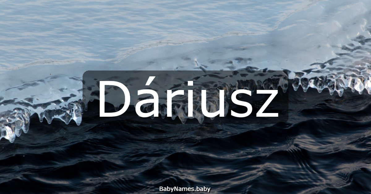Dáriusz