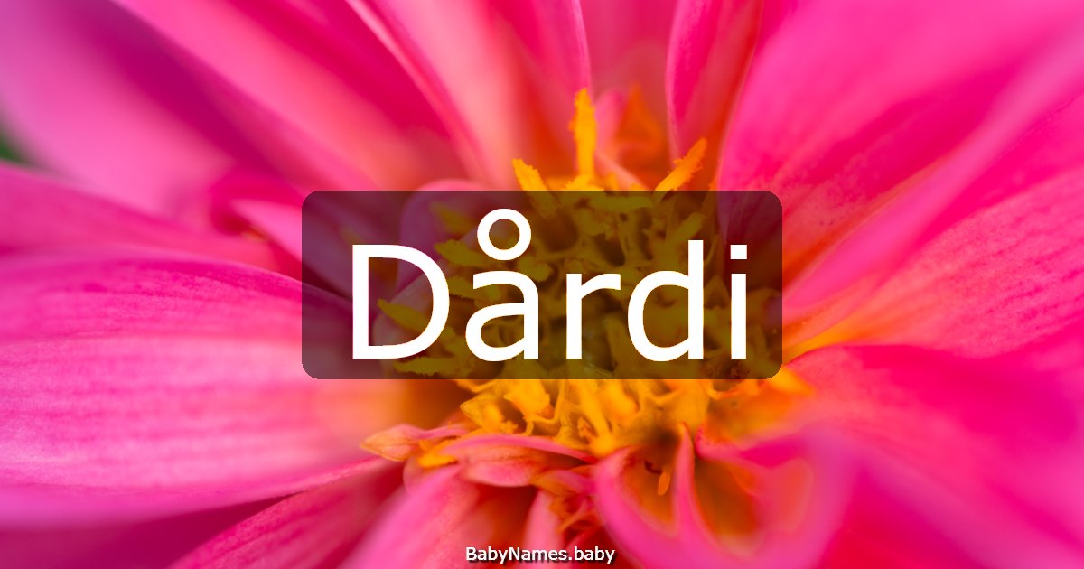 Dårdi