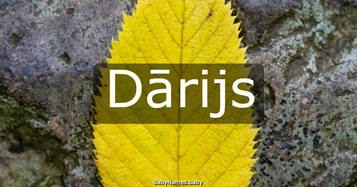Dārijs