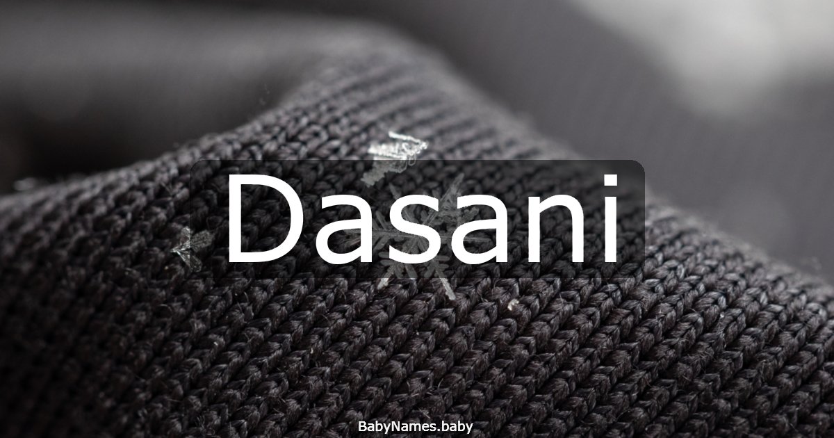 Dasani