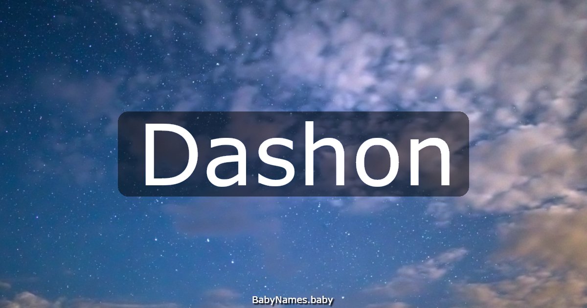 Dashon