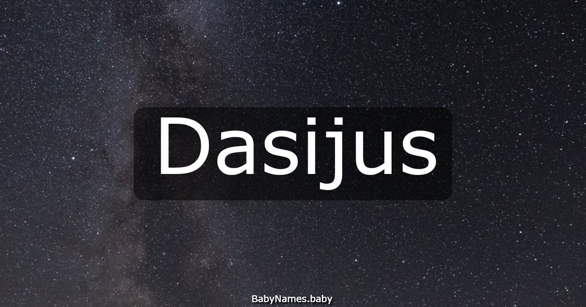 Dasijus