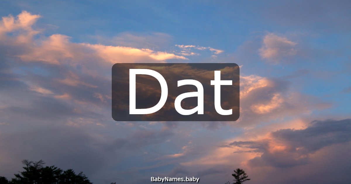 Dat